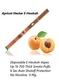Apricot Nectar E-Hookah; No Nicotine; 700 Puffs (124745.10)