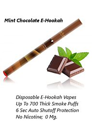 Mint Chocolate E-Hookah; No Nicotine; 700 Puffs (124759.10)