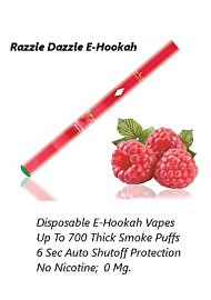 Razzle Dazzle E-Hookah; No Nicotine; 700 Puffs (124760.10)